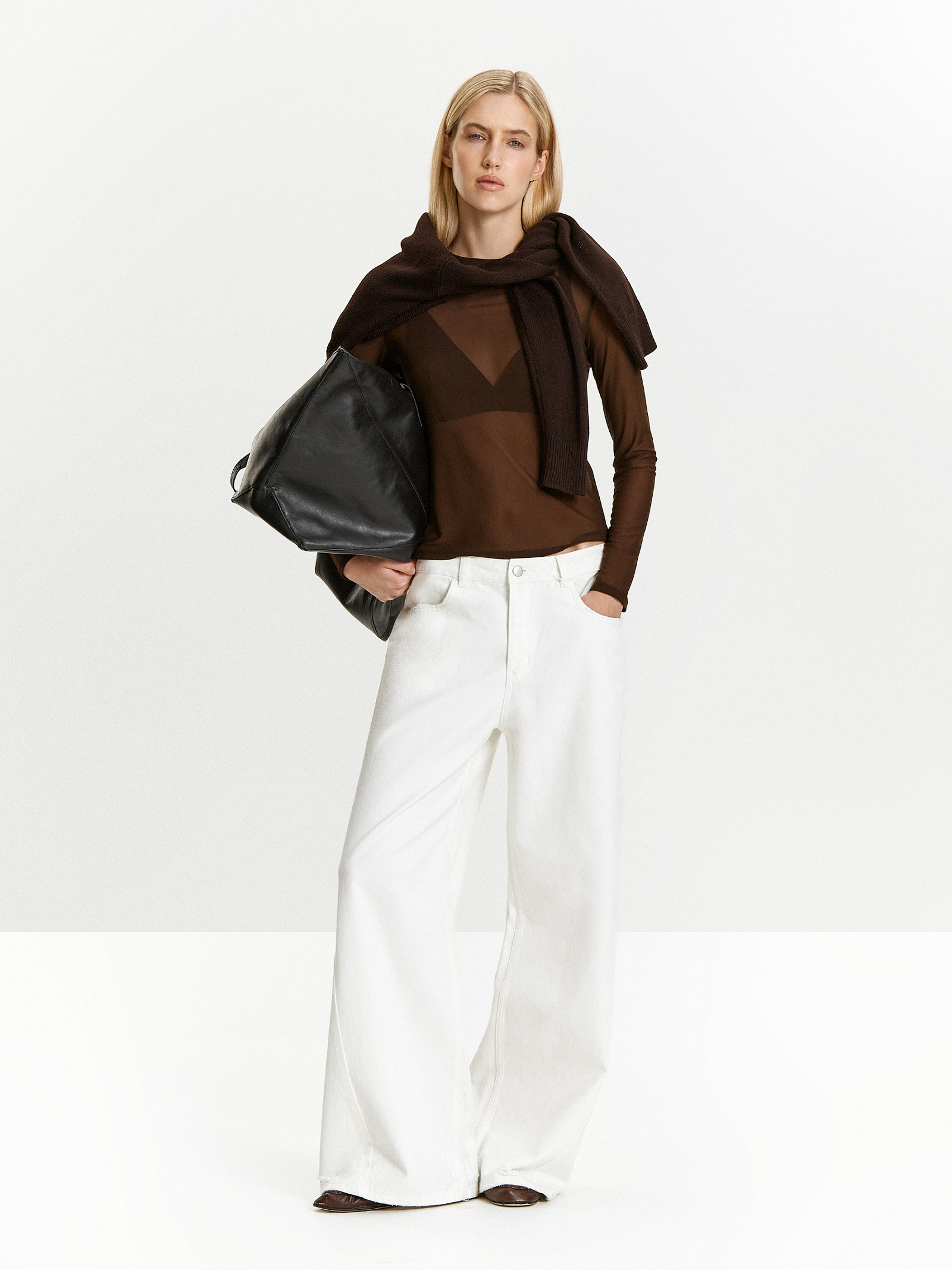 Облегающий лонгслив